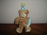 Gund 2004 Birthday Teddy Bear Mini Confetti Blue