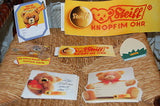 Steiff Bear RARE Collectibles Lot of Sticker Set Dominos Day Planners Notepad