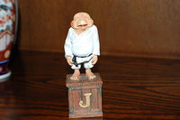 Efteling Holland Gnome Letter J Judo Statue The Laaf Collection 1998 Ltd Ed