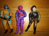 GI Joe Action Figures Mixed Lot 5 Hasbro 3.5 inch Assorted Characters Mixed J