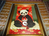 One & Only Bears Artist Michelle Lamb OOAK MAYSING Panda Photo Art Card Framed