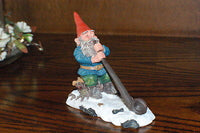 Rien Poortvliet Classic David the Gnome Kabouter Statue Louis Lovis with Horn