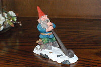 Rien Poortvliet Classic David the Gnome Kabouter Statue Louis Lovis with Horn