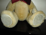 Dakin BEAR Fully Jointed Suede Paws 16 inch 1993 GORGEOUS