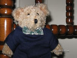 UK Brown Bear With Blue Sweater & Bow