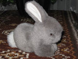 Dutch Sitting Gray Bunny Rabbit Plush