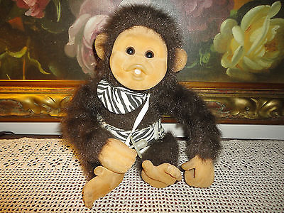 Hosung Chimpanzee Monkey Baby Toy Thumb Sucking Pacifier Vintage