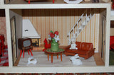 Vintage Lundby House Chimney with Wooden Furniture Sets & Accessories