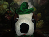 Ganz Bros Antique Vintage OKTOBERFEST GERMAN BULLDOG LEDERHOSEN Plush Outfit