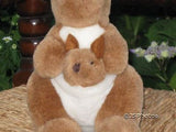 Unitoys Australia Kangaroo Mom & Baby Stuffed Plush