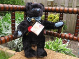 Hermann Shadow Black Blue Mohair Bear 535/1000 11 Inch 1997