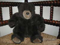 Vintage Dark Brown Teddy Bear Dutch Netherlands RARE