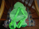 Frog Backpack Stuffed Plush 16 inch