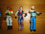 GI Joe Action Figures Mixed Lot 5 Hasbro 3.5 inch Assorted Characters Mixed Q