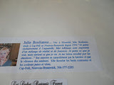 Famous Canadian Montreal Born Artist Julie Boulianne Print w Template 5x5 inch