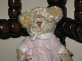 PMS UK Soft Sensations Girl Bear Holding Baby bear