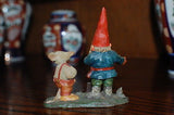 Rien Poortvliet Classic David the Gnome Statue Al with Mouse 2001 Retired Egbert