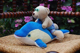 Trend Toys Apeldoorn Netherlands Plush Bear Riding a Dolphin 11 inch