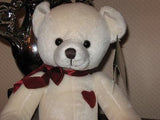 Harrods White Bear with Heart