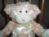 Ganz Pink Creme Baby Bear Plush 15 Inch Jointed Retired 1999