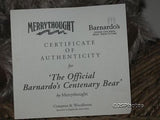 Merrythought UK Official Barnados Centenary Bear Barney