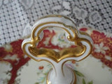 NORITAKE Made in Japan Handpainted Serving Dish with Handle 9 inch