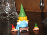 David the Gnome Lisa w Babies Breastfeeding Set of 3 Rien Poortvliet