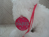 La Senza Silk & Satin 2005 PARIS BICHON FRISE Dog Canada Annual Christmas MINT