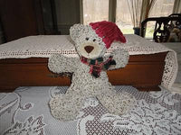 Russ CORDY The Christmas Sampler Bear 2080 Handmade RET