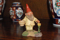 Rien Poortvliet Classic David the Gnome Statue Michael with Flower