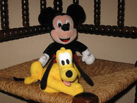 Euro Disney Europe Pluto Dog / Mickey Mouse Plush Toys