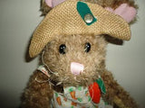 Pickford Brass Button HARE OF SERENITY " FLORA " Bunny Rabbit