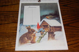 Rien Poortvliet David the Gnome Kabouter Birthday Calendar Dutch Months New