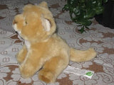 L Dake & Zn Holland Sitting Lion Cub Plush