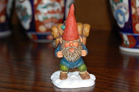 Rien Poortvliet Classic David the Gnome Statue John with Backpack Retired