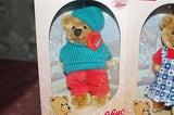 Schuco Bearli Mama Mommy and Papa Daddy Bear Collectible Mohair 2 Bears NIB