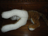 Vintage Merrythought UK TIGER 1970's Laying Large 28 inch Airbrushed Details