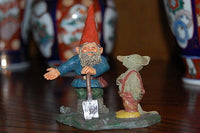 Rien Poortvliet Classic David the Gnome Statue Al with Mouse 2001 Retired 700111