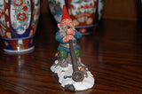 Rien Poortvliet Classic David the Gnome Kabouter Statue Louis Lovis with Horn 31