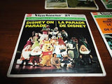 VTG 1973 View Master DISNEY ON PARADE 3 Reels with Case