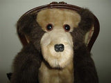 JUMBO One of a Kind Teddy Bear Faux Mink Leather Paws 20 Inch Jointed AOOAK