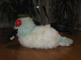 Vintage Dutch Stuffed Blue White Laying Dog With Hat