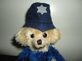 Merrythought Cheeky on the Beat Police Bear Blue Mohair Ltd Edition 352/500 Uk