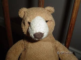 Russ Berrie Bubba Bear Suedelike Handmade  # 3055