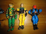 GI Joe Action Figures Mixed Lot 6 Men Hasbro 3.5 inch Assorted Characters Y