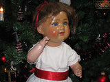 Antique Original German Kestner Doll Flirt Eyes Two Teeth 38cm - 15 inch Marked