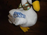 WHITE SWAN Tissue Velvet Collectible Stuffed Toy