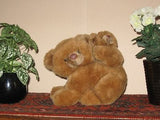 Brand Textile Dutch Mother Bear with Baby Cub Brown Stuffed Animal Plush 16 inch