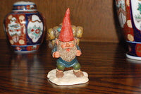 Rien Poortvliet Classic David the Gnome Statue John with Backpack 2001 Egbert