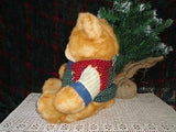 Dan Dee Honey Plush Bear Patchwork Quilted Shirt